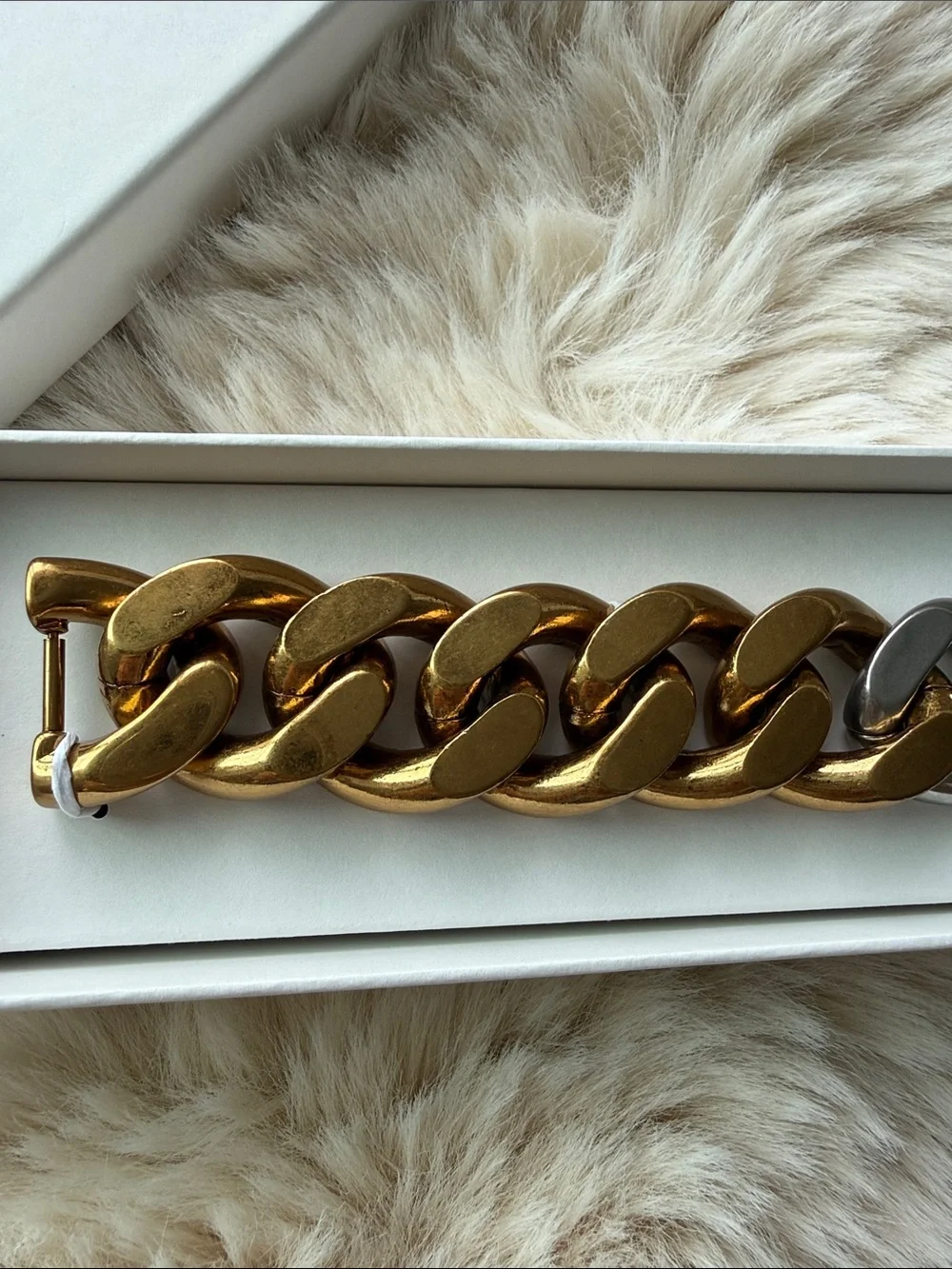Stella McCartney White and Red Branded Jewelry Box